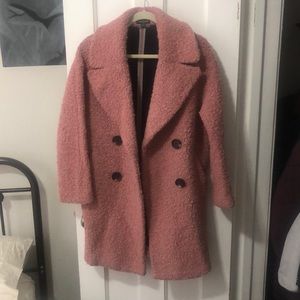 Pink peacoat